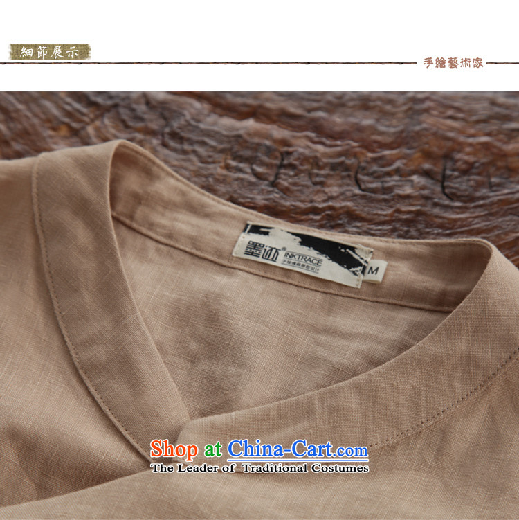 The new summer 2015 ink Tang Dynasty Chinese Han-retro ethnic cotton linen clothes loose brown - pre-sale three days - XL Photo, prices, brand platters! The elections are supplied in the national character of distribution, so action, buy now enjoy more preferential! As soon as possible.
