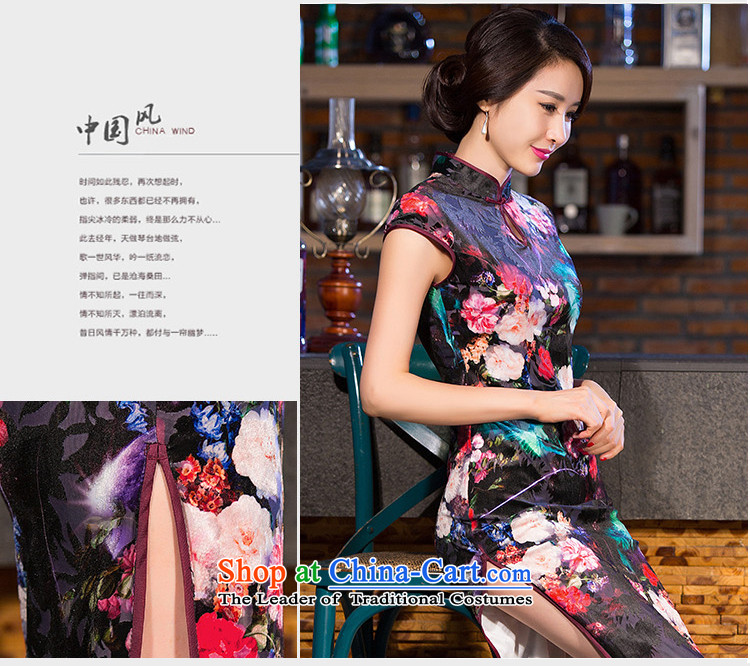 The cheer her chin Sophie long cheongsam with retro look like the fall of improved cheongsam dress new daily ethnic Chinese women's dresses in long Q 256 suits M pictures, prices, brand platters! The elections are supplied in the national character of distribution, so action, buy now enjoy more preferential! As soon as possible.