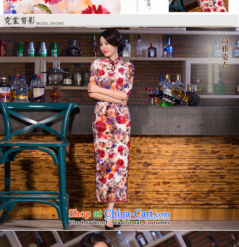The print image-New 歆 Stylish retro improved qipao 2015 skirt cheongsam dress qipao gown length-to-day Sau San qipao QD267 SUIT S picture, prices, brand platters! The elections are supplied in the national character of distribution, so action, buy now enjoy more preferential! As soon as possible.