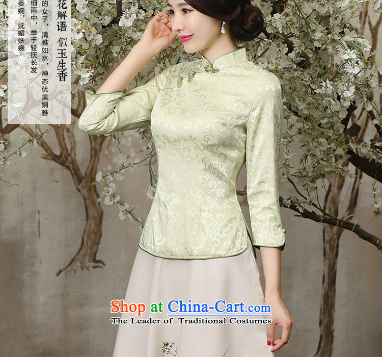 The pro-am new clothes in summer and autumn 2015 cheongsam with improved Chinese Ms. retro-day dresses in cuff single shot of 7 to 10 days of L-sleeved T-shirt, picture, prices, brand platters! The elections are supplied in the national character of distribution, so action, buy now enjoy more preferential! As soon as possible.