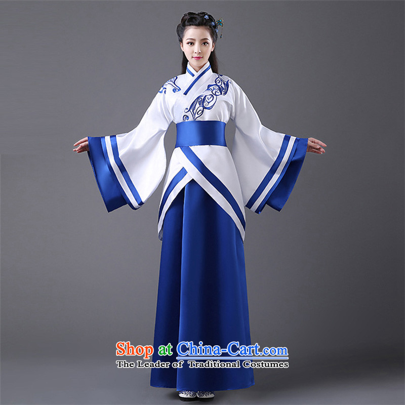 The time of the ancient Syrian tracks with fairies cosplay costumes were modified classical Han-Da Tang Princess photographic portrait Gwi-stage woman will start with the white white dress photo building are suitable for time code 160-175cm, Syrian shoppi
