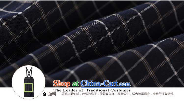 Chief of Lady Yat autumn 2015 new strap skirt retro ethnic wild and latticed long skirt body Doi blue pre-sale s three-day, prices, brand image of Platters! The elections are supplied in the national character of distribution, so action, buy now enjoy more preferential! As soon as possible.