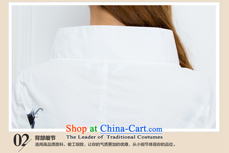 The Tang dynasty Summer 2015 new products of ethnic collar stylish art T-shirt women stamp short-sleeved T-shirt TXA51316 emblazoned with the ink flower M pictures, prices, brand platters! The elections are supplied in the national character of distribution, so action, buy now enjoy more preferential! As soon as possible.