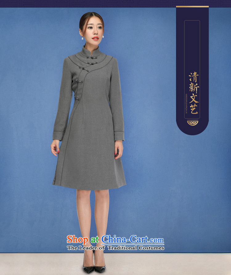 No. of Ramadan retro long-sleeved qipao short skirt women 2015 new products of ethnic women arts retro dresses picture color pictures, prices, XL brand platters! The elections are supplied in the national character of distribution, so action, buy now enjoy more preferential! As soon as possible.