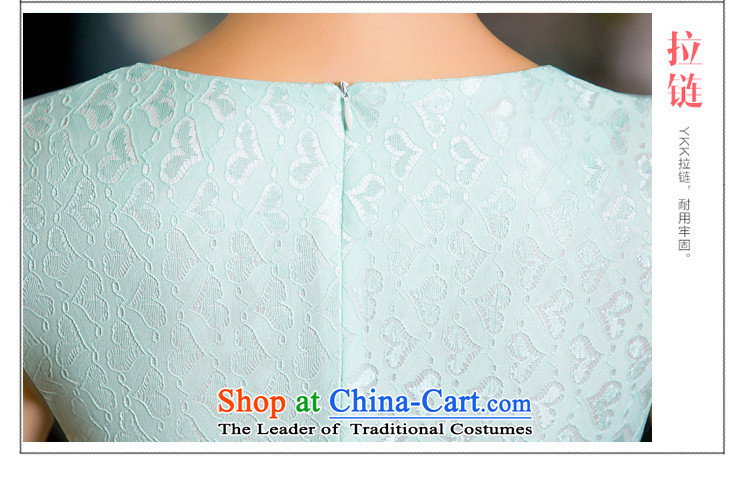 Time-to-day qipao 2015 Syria new short of adolescent girls skirt light blue autumn load improved retro qipao skirt light green Sau San S picture, prices, brand platters! The elections are supplied in the national character of distribution, so action, buy now enjoy more preferential! As soon as possible.