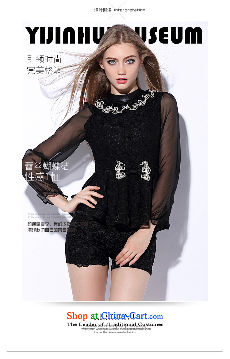 The Black Butterfly European Women's early autumn 2015 site new stylish leather wear the spell checker shirt collar female VA87690 black M picture, prices, brand platters! The elections are supplied in the national character of distribution, so action, buy now enjoy more preferential! As soon as possible.