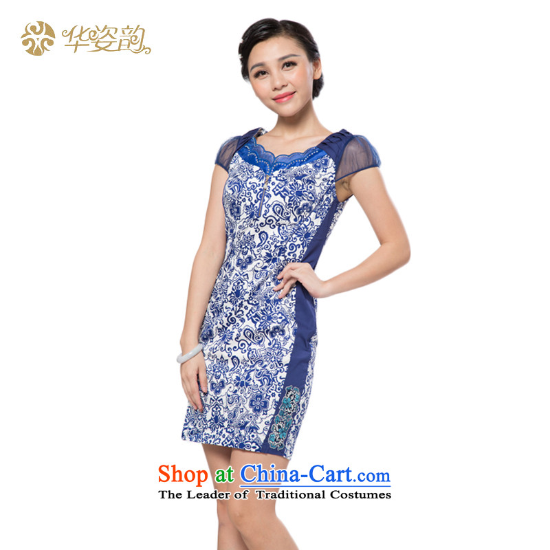 China following the new summer Gigi Lai and the relatively short time of Ms. qipao package and Sau San dresses cheongsam dress improved qipao improved summer purple S, China has been pressed to Gigi Lai shopping on the Internet