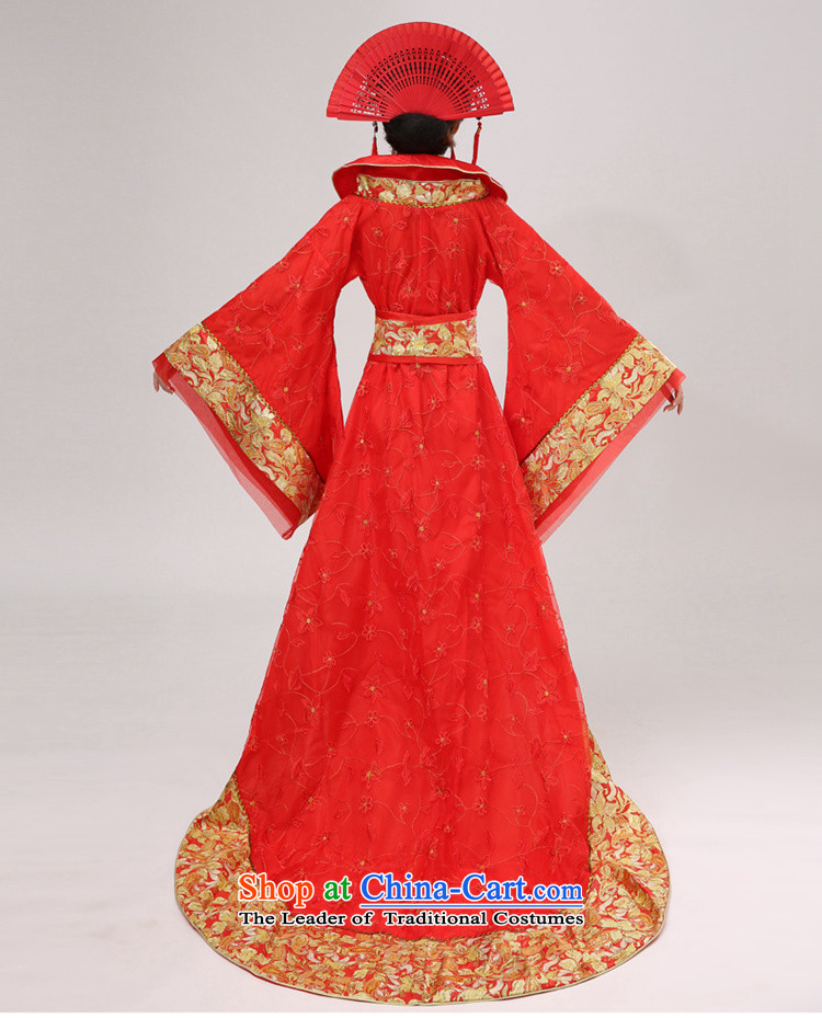 Time Syrian ancient clothing Gwi-Tang Dynasty Queen's fairy tails will Han-Princess ancient female cos Tang dynasty Empress after Han-red costumes are code for 160-175cm floor picture, prices, brand platters! The elections are supplied in the national character of distribution, so action, buy now enjoy more preferential! As soon as possible.