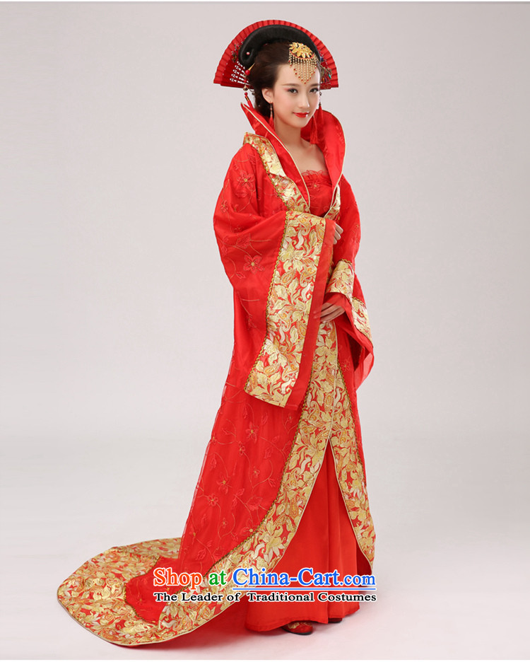 Time Syrian ancient clothing Gwi-Tang Dynasty Queen's fairy tails will Han-Princess ancient female cos Tang dynasty Empress after Han-red costumes are code for 160-175cm floor picture, prices, brand platters! The elections are supplied in the national character of distribution, so action, buy now enjoy more preferential! As soon as possible.