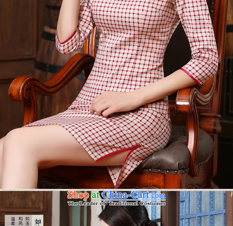 The pro-am new improvement in summer and autumn 2015 replacing Ms. daily retro Chinese cheongsam dress in short-sleeved) S picture, prices, brand platters! The elections are supplied in the national character of distribution, so action, buy now enjoy more preferential! As soon as possible.