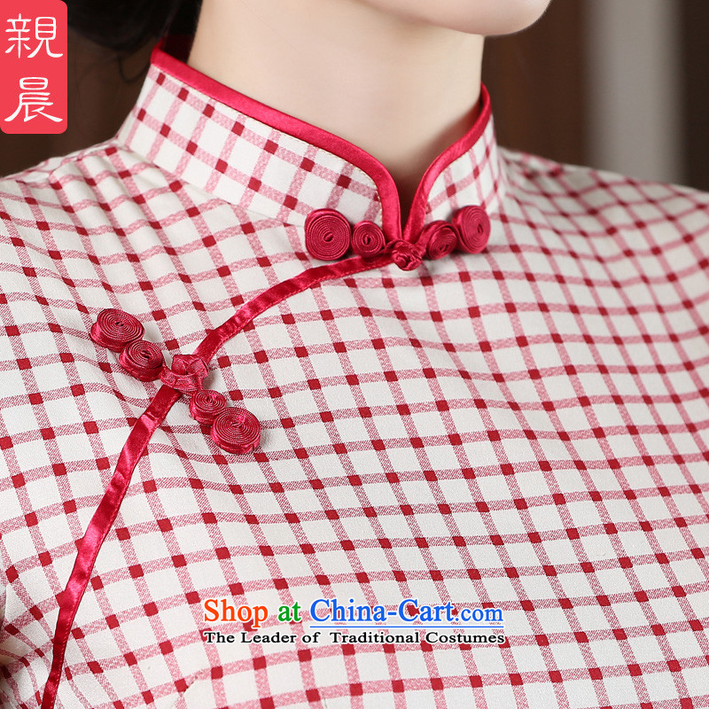 The pro-am new improvement in summer and autumn 2015 replacing Ms. daily retro Chinese cheongsam dress in short-sleeved) S pro-am , , , shopping on the Internet