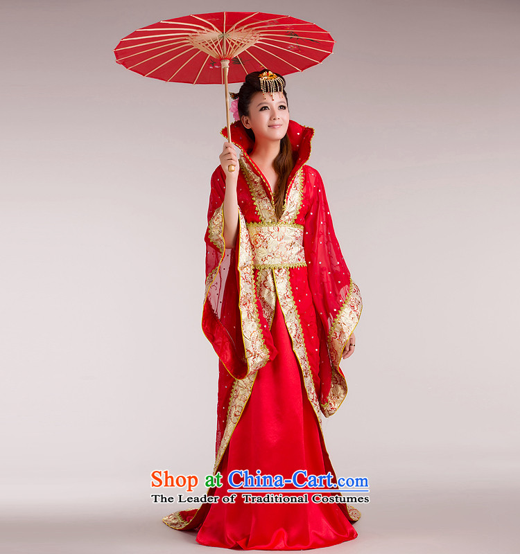 Time of the Tang dynasty princess Gwi-Syrian fairies skirt clothing palace tail Queen's princess sub-stage costumes Tang dynasty historian pink floor are suitable for pictures, 160-175cm code price, brand platters! The elections are supplied in the national character of distribution, so action, buy now enjoy more preferential! As soon as possible.