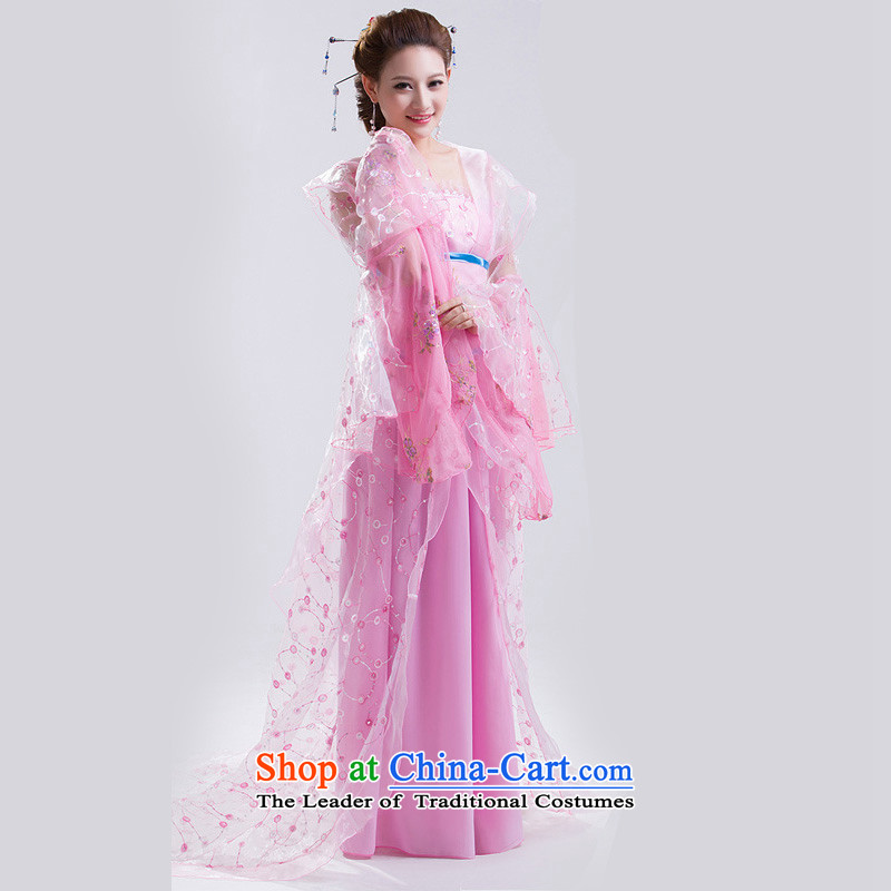 Time Syrian costume clothing fairies skirt women ancient Han-Tang dynasty costumes dance toner you can multi-select attributes by using the princess classic dance queen sleeper sofa skirt Tang replacing light blue photo building are suitable for time code