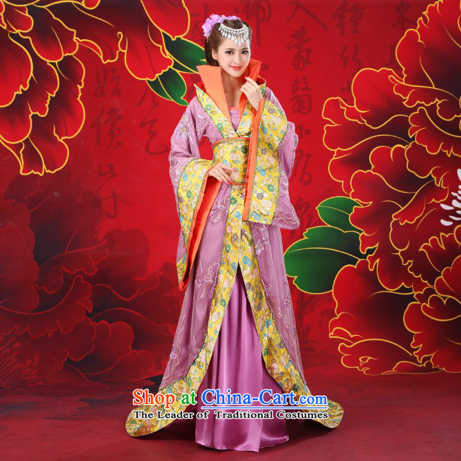Time Syrian videos costume gwi princess fairies clothing Tang Women's clothes Queen's ancient costumes tail female cosplay photo building photo album will affect the purple 160-175cm suitable for Picture, prices, brand platters! The elections are supplied in the national character of distribution, so action, buy now enjoy more preferential! As soon as possible.