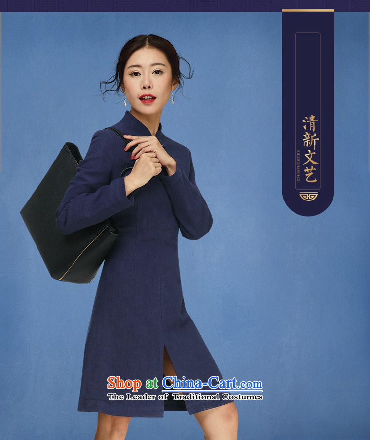 No. of Ramadan cheongsam dress Tang autumn 2015 new ethnic retro women's dresses map color M brand, prices, picture platters! The elections are supplied in the national character of distribution, so action, buy now enjoy more preferential! As soon as possible.