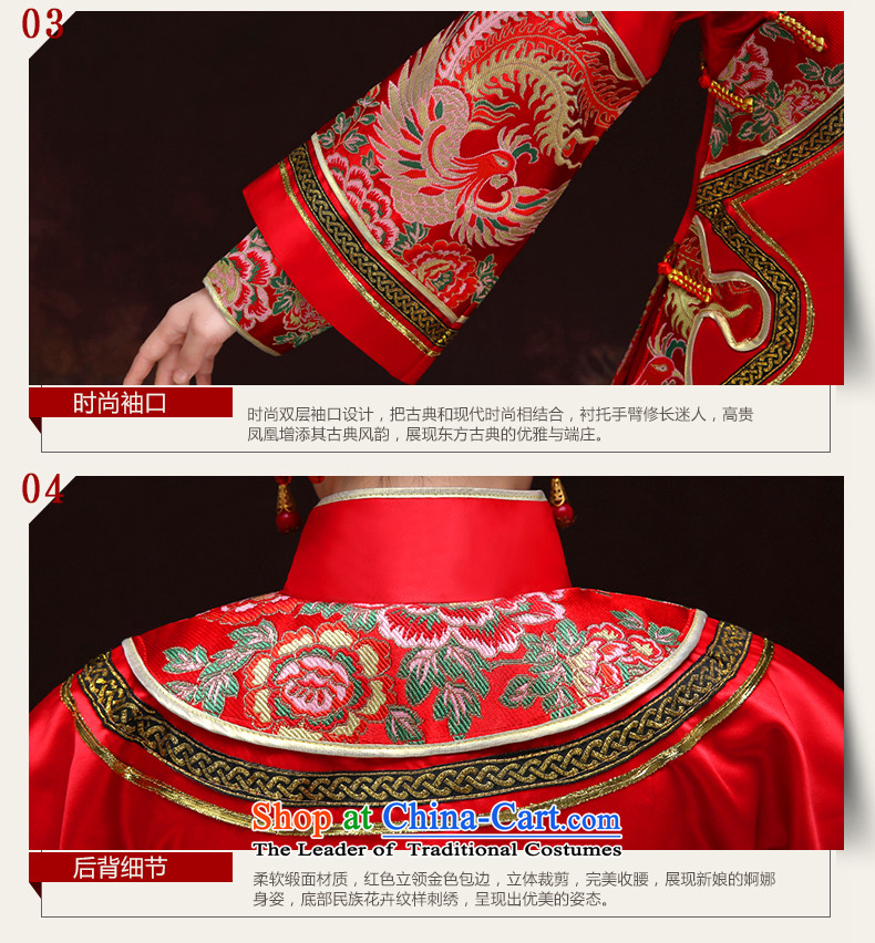 Tsai Hsin-soo Wo Service dream new retro Chinese wedding dresses bows services use Bong-sam Hui Har dragon costume show previous Popes are placed kimono wedding dress uniform set of clothes-hi S Breast 94 pictures, prices, brand platters! The elections are supplied in the national character of distribution, so action, buy now enjoy more preferential! As soon as possible.