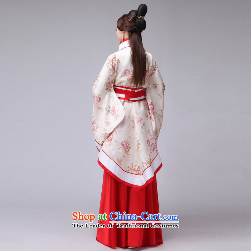 Time Syrian women's Han-han-track civil costume women's clothing Han-girl summer load fairies improved Han-ju skirts and dress photo album white photo building are suitable for time code 160-175cm, Syrian shopping on the Internet has been pressed.