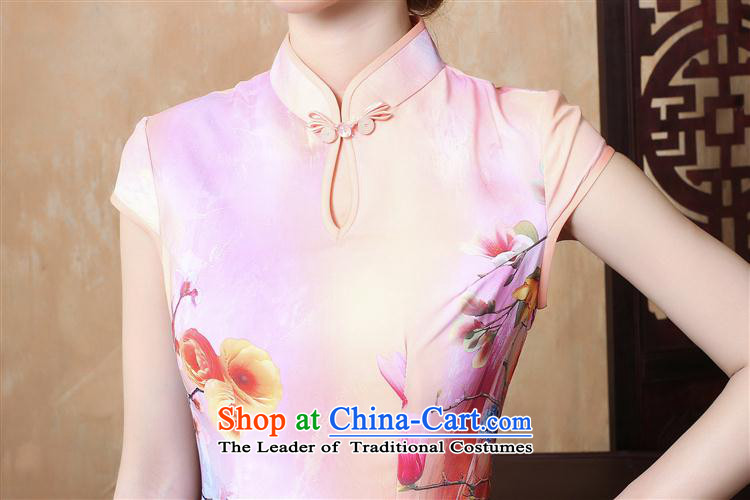 The fall of the new long cheongsam high on the forklift truck and sexy retro large ceremonial stage performances dinner gown of old Shanghai CQP004 revival mode S picture, prices, brand platters! The elections are supplied in the national character of distribution, so action, buy now enjoy more preferential! As soon as possible.