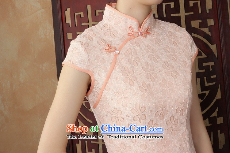 Qipao summer short of daily cheongsam dress lace flowers cheongsam black M picture, prices, brand platters! The elections are supplied in the national character of distribution, so action, buy now enjoy more preferential! As soon as possible.