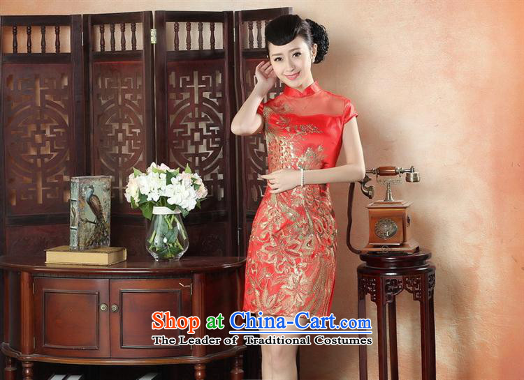 The new style qipao qipao skirt daily dresses elegance retro Sau San embroidery qipao video thin LS0011 M picture, prices, brand platters! The elections are supplied in the national character of distribution, so action, buy now enjoy more preferential! As soon as possible.