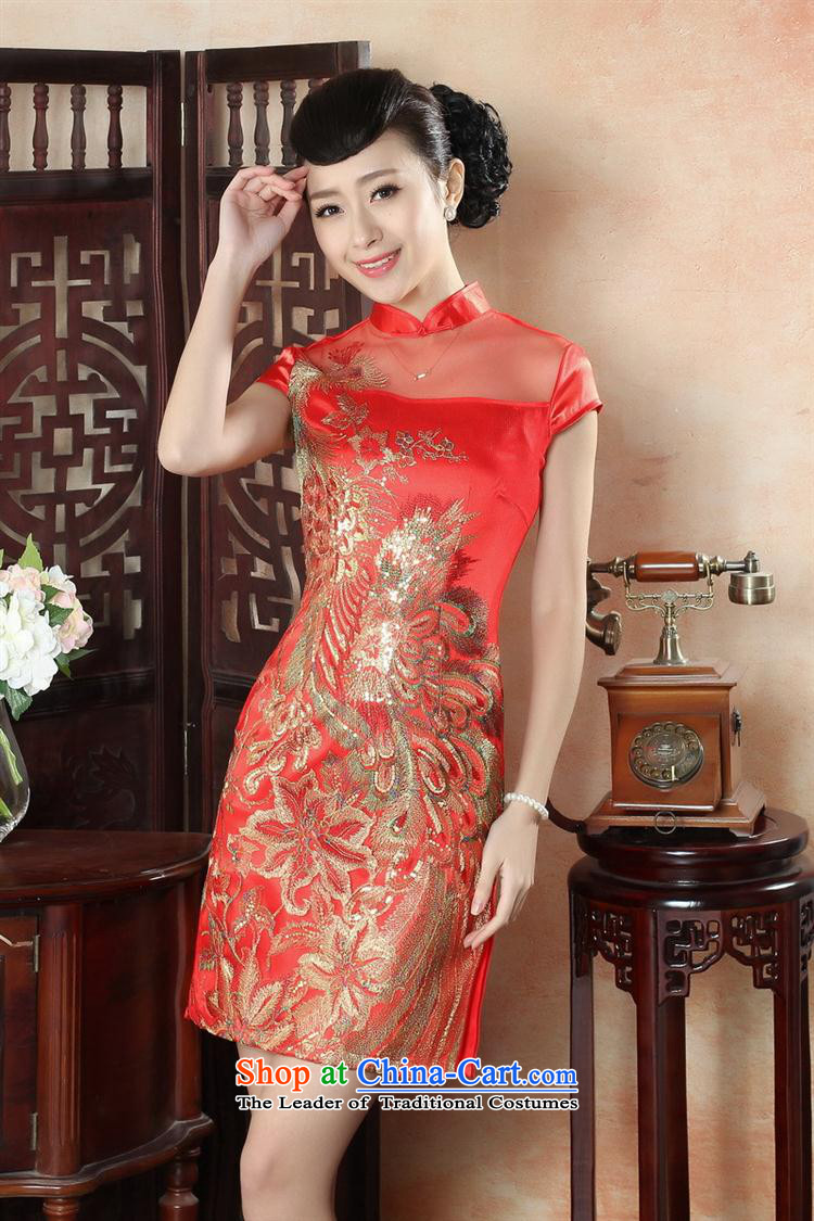 The new style qipao qipao skirt daily dresses elegance retro Sau San embroidery qipao video thin LS0011 M picture, prices, brand platters! The elections are supplied in the national character of distribution, so action, buy now enjoy more preferential! As soon as possible.