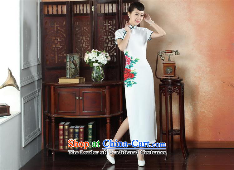 Dulls) Ethnic bride dress cheongsam dress Stylish retro long qipao Sau San dresses CQP0007 XXL picture, prices, brand platters! The elections are supplied in the national character of distribution, so action, buy now enjoy more preferential! As soon as possible.