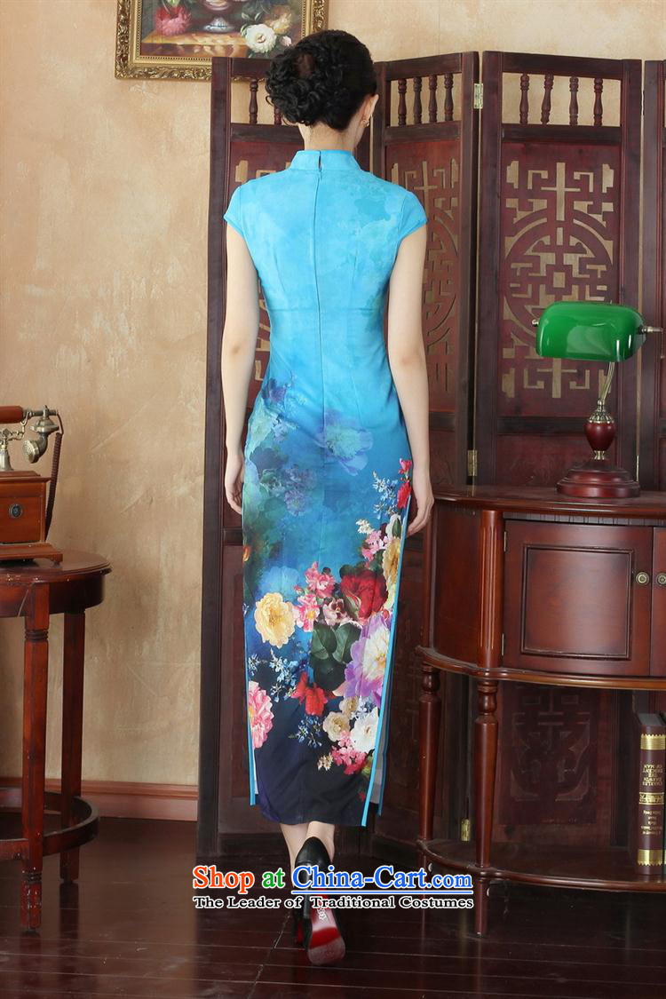The new long qipao early autumn high on the forklift truck and sexy retro large ceremonial stage performances CQP001 DINNER L picture, prices, brand platters! The elections are supplied in the national character of distribution, so action, buy now enjoy more preferential! As soon as possible.