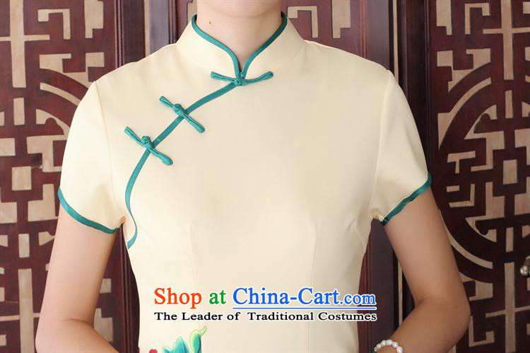 The new trendy dulls the skirt retro bows flag skirt elegance of qipao qipao CQP0006 skirt Sau San XL Photo, prices, brand platters! The elections are supplied in the national character of distribution, so action, buy now enjoy more preferential! As soon as possible.
