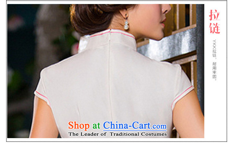 Time the new 2015 Syria qipao Fall/Winter Collections of nostalgia for the improvement of the day-to-day qipao white dresses temperament female qipao White M picture, prices, brand platters! The elections are supplied in the national character of distribution, so action, buy now enjoy more preferential! As soon as possible.