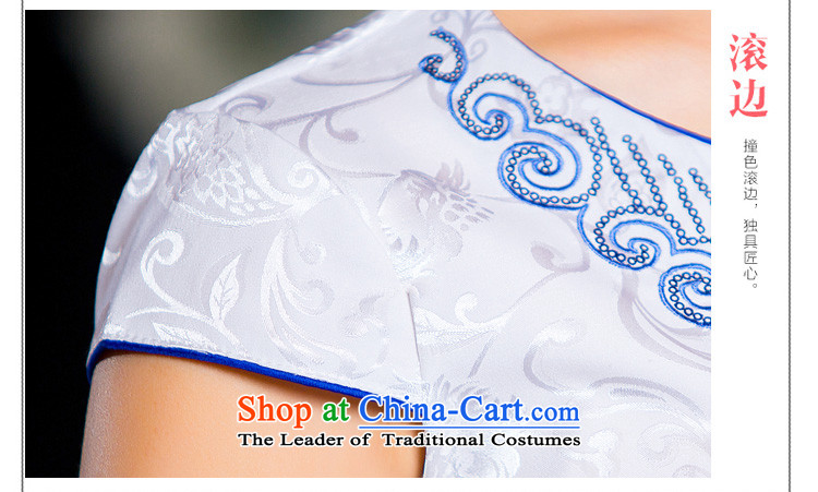 Time the new 2015 Syria qipao stylish large retro improved qipao skirt daily Ms. Sau San dresses, Choo replacing qipao short white M picture, prices, brand platters! The elections are supplied in the national character of distribution, so action, buy now enjoy more preferential! As soon as possible.