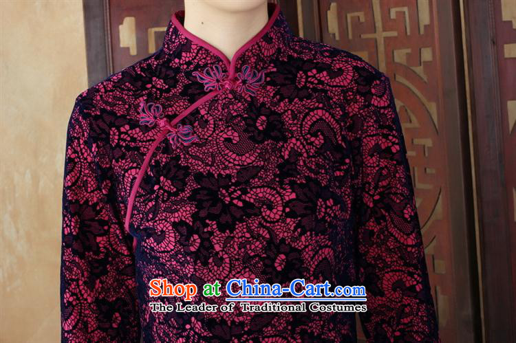 The new pattern of daily scouring pads in the stylish retro qipao long-sleeved spring mother cheongsam dress SRZX0002 XL Photo, prices, brand platters! The elections are supplied in the national character of distribution, so action, buy now enjoy more preferential! As soon as possible.