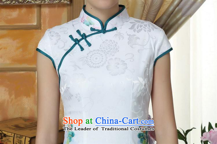 New elegant reminiscent of the Sau San short cheongsam dress spring and summer load Ms. stylish THM0063 daily M pictures, prices, brand platters! The elections are supplied in the national character of distribution, so action, buy now enjoy more preferential! As soon as possible.