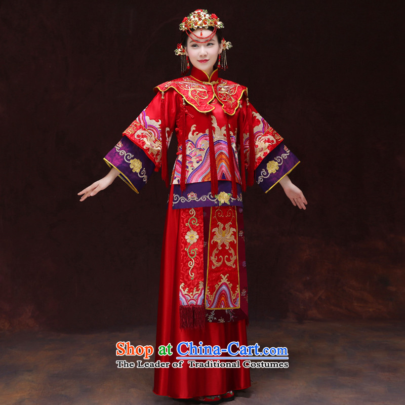 Tsai Hsin-soo Wo Service dream 2015 new bride bows serving Chinese retro-hi-Dragon Chinese qipao use wedding dresses Bong-Koon-hsia previous Popes are placed a M chest clothing 98, Choi Ki Dream , , , shopping on the Internet