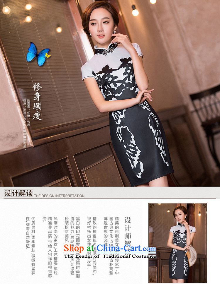 Time the new 2015 Syria cheongsam dress fall short of daily fashion replacing video Ms. thin retro Sau San cheongsam dress black XXL picture, prices, brand platters! The elections are supplied in the national character of distribution, so action, buy now enjoy more preferential! As soon as possible.