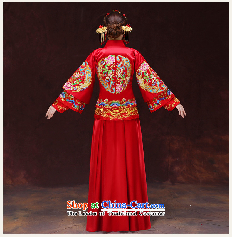 Tsai Hsin-soo wo service of new Chinese dresses 2015 bride with ancient bows services-hi-dragon use Chinese wedding dresses Bong-Koon-Hsia Chu Bong-embroidered previous Popes are placed + head ornaments of the XS chest 90 pictures, prices, brand platters! The elections are supplied in the national character of distribution, so action, buy now enjoy more preferential! As soon as possible.