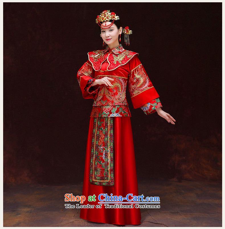 Tsai Hsin-soo Wo Service dream Chinese Soo Wo Service of nostalgia for the bridal dresses and Phoenix use marriage services-hi-costume bows wedding dress Chinese FENG XIA previous Popes are placed a set of clothes crown + model Head Ornaments XL chest 106 pictures, prices, brand platters! The elections are supplied in the national character of distribution, so action, buy now enjoy more preferential! As soon as possible.