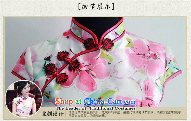 After a new spring and autumn wind 2015 Chinese classical ornate brocade coverlets recommended Stylish retro short qipao improved 5704 5704 suit S pre-sale 7 Days pictures, prices, brand platters! The elections are supplied in the national character of distribution, so action, buy now enjoy more preferential! As soon as possible.