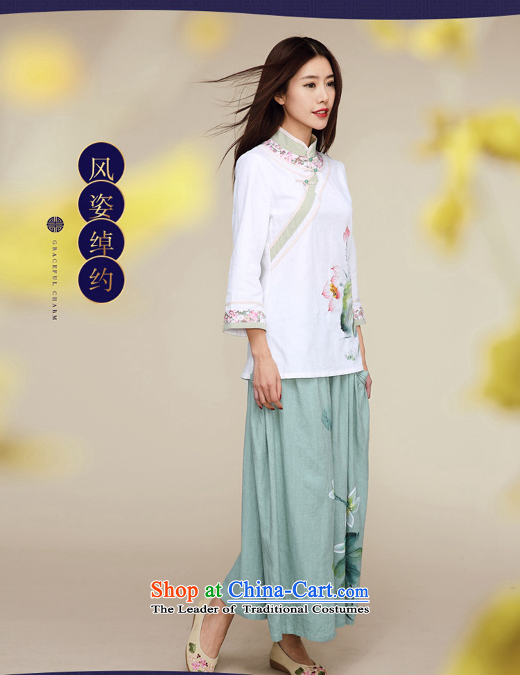 No. of Ramadan 2015 fall short of the new national wind retro Tang Women's clothes long-sleeved T-shirt picture color cotton linen XL Photo, prices, brand platters! The elections are supplied in the national character of distribution, so action, buy now enjoy more preferential! As soon as possible.