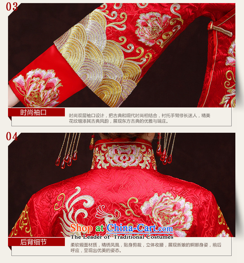 Tsai Hsin-soo wo service of the dragon and the use of the new Chinese Antique bride wedding dresses marriage bows services wedding gown ancient Chinese hi-bong-Koon-hsia previous Popes are placed a set of clothes chest S 86 pictures, prices, brand platters! The elections are supplied in the national character of distribution, so action, buy now enjoy more preferential! As soon as possible.