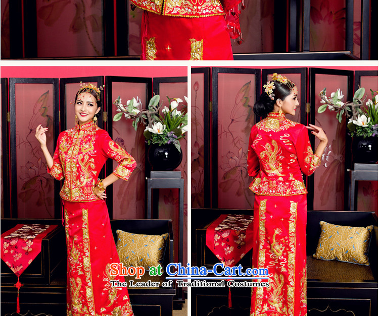 Yoyo Chen Su-wo service bathing in the summer Chinese wedding dresses bride longfeng use large female costume married dresses use su kimono primary 5 Fook Building Wu-fu to head the autumn and winter 0910 Appliances Purple Heart small Wu-fu L bathing in the exclusive-yiu busily looking pictures, prices, brand platters! The elections are supplied in the national character of distribution, so action, buy now enjoy more preferential! As soon as possible.