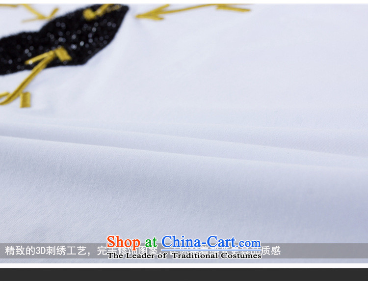 Vpro only simple casual dress female white cotton fabrics and stylish embroidered female half sleeve new 2015 White L picture, prices, brand platters! The elections are supplied in the national character of distribution, so action, buy now enjoy more preferential! As soon as possible.