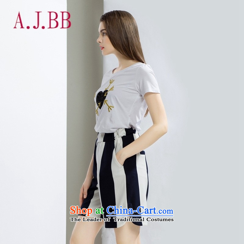 Vpro only simple casual dress female white cotton fabrics and stylish embroidered female half sleeve new 2015 White L,A.J.BB,,, shopping on the Internet