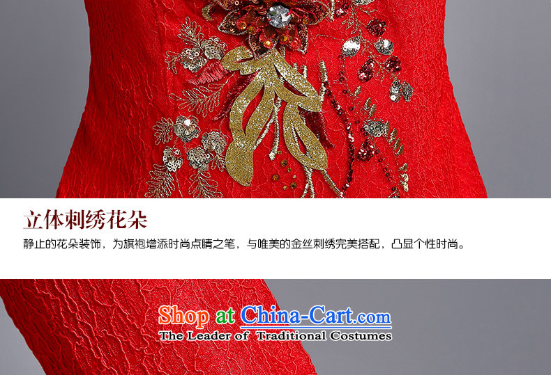 Jacob Chan bride bows long service new summer and fall of 2015, the Chinese style wedding dresses in long-sleeved engraving lace wedding dress red red XXL picture, prices, brand platters! The elections are supplied in the national character of distribution, so action, buy now enjoy more preferential! As soon as possible.