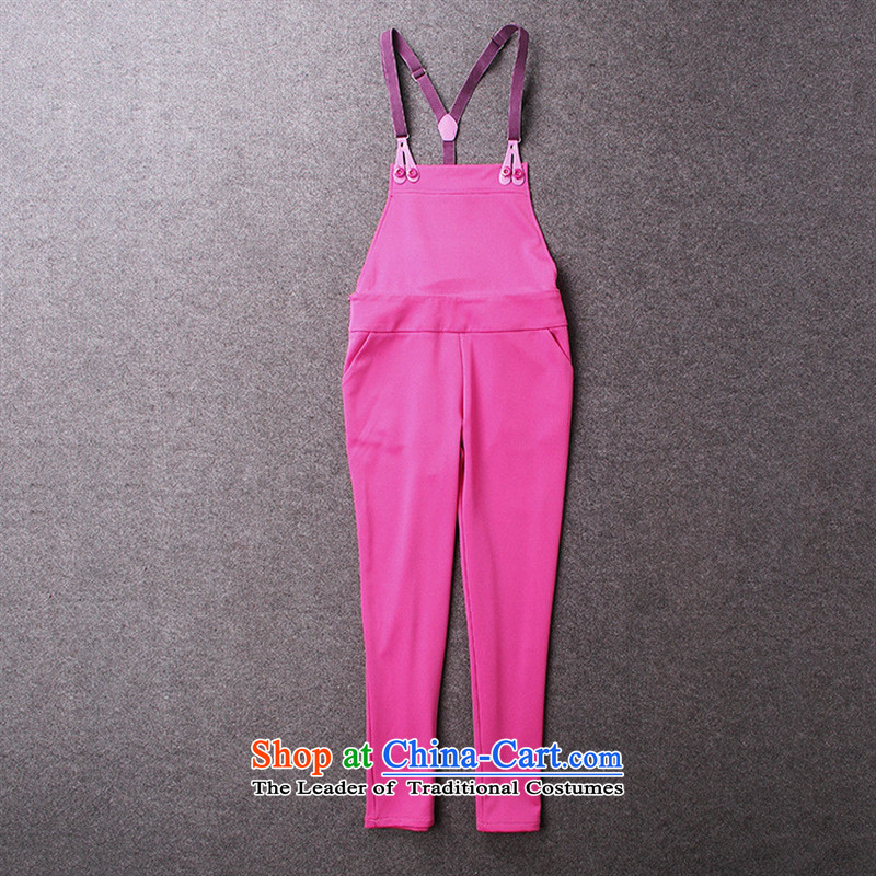 The main new) Autumn 2015 Western female european style of red site jumpsuits two kits B0809 figure , L, blue rain butterfly according to , , , shopping on the Internet