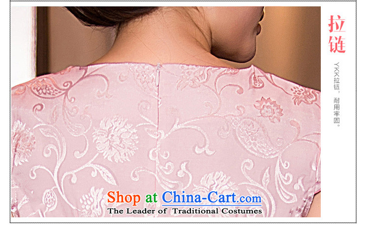 Time-to-day Syria cheongsam dress short, 2015 New cheongsam decorated in autumn and winter Ms. larger qipao skirt bows services Pink M picture, prices, brand platters! The elections are supplied in the national character of distribution, so action, buy now enjoy more preferential! As soon as possible.