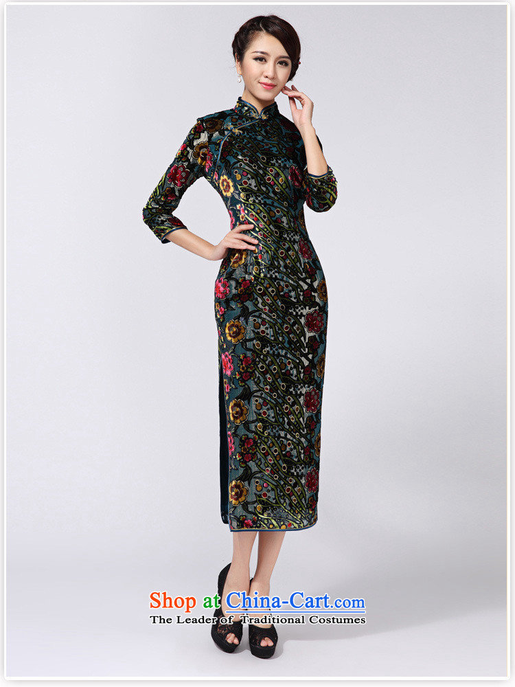 In line cloud cheongsam look like video thin banquet Sau San long wool qipao RXA814 GREEN S picture, prices, brand platters! The elections are supplied in the national character of distribution, so action, buy now enjoy more preferential! As soon as possible.