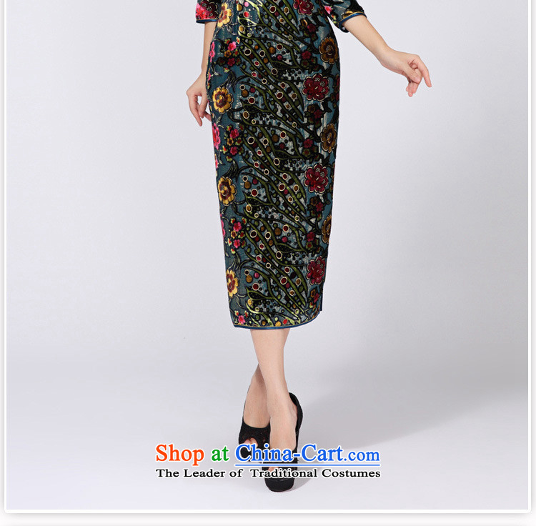 In line cloud cheongsam look like video thin banquet Sau San long wool qipao RXA814 GREEN S picture, prices, brand platters! The elections are supplied in the national character of distribution, so action, buy now enjoy more preferential! As soon as possible.