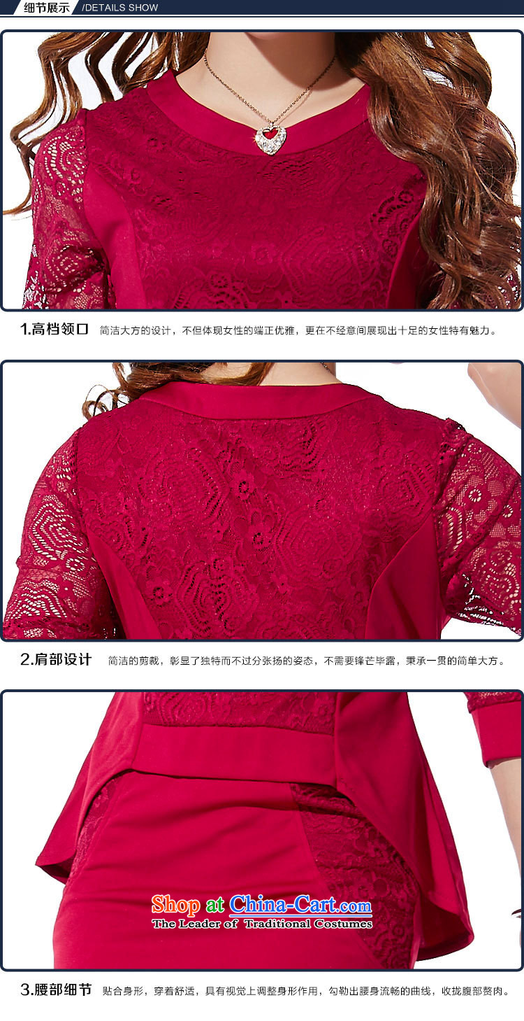 Ya-ting Shop Boxed new autumn 2015 Korean lace long-sleeved T-shirt with round collar stitching + temperament and sexy package and two kits skirt black M picture, prices, brand platters! The elections are supplied in the national character of distribution, so action, buy now enjoy more preferential! As soon as possible.