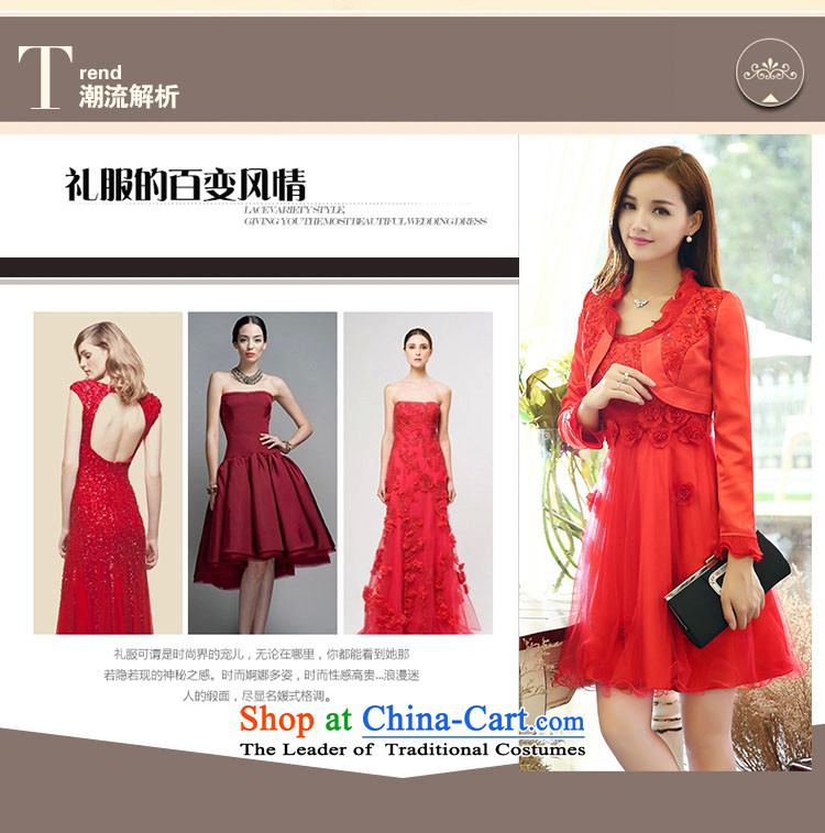 Devil of the 2015 autumn stylish new dresses with two kits of Sau San video thin bride services wrapped chest embroidery dresses marriage bows dress female red 1572 red , prices, picture XL brand platters! The elections are supplied in the national character of distribution, so action, buy now enjoy more preferential! As soon as possible.