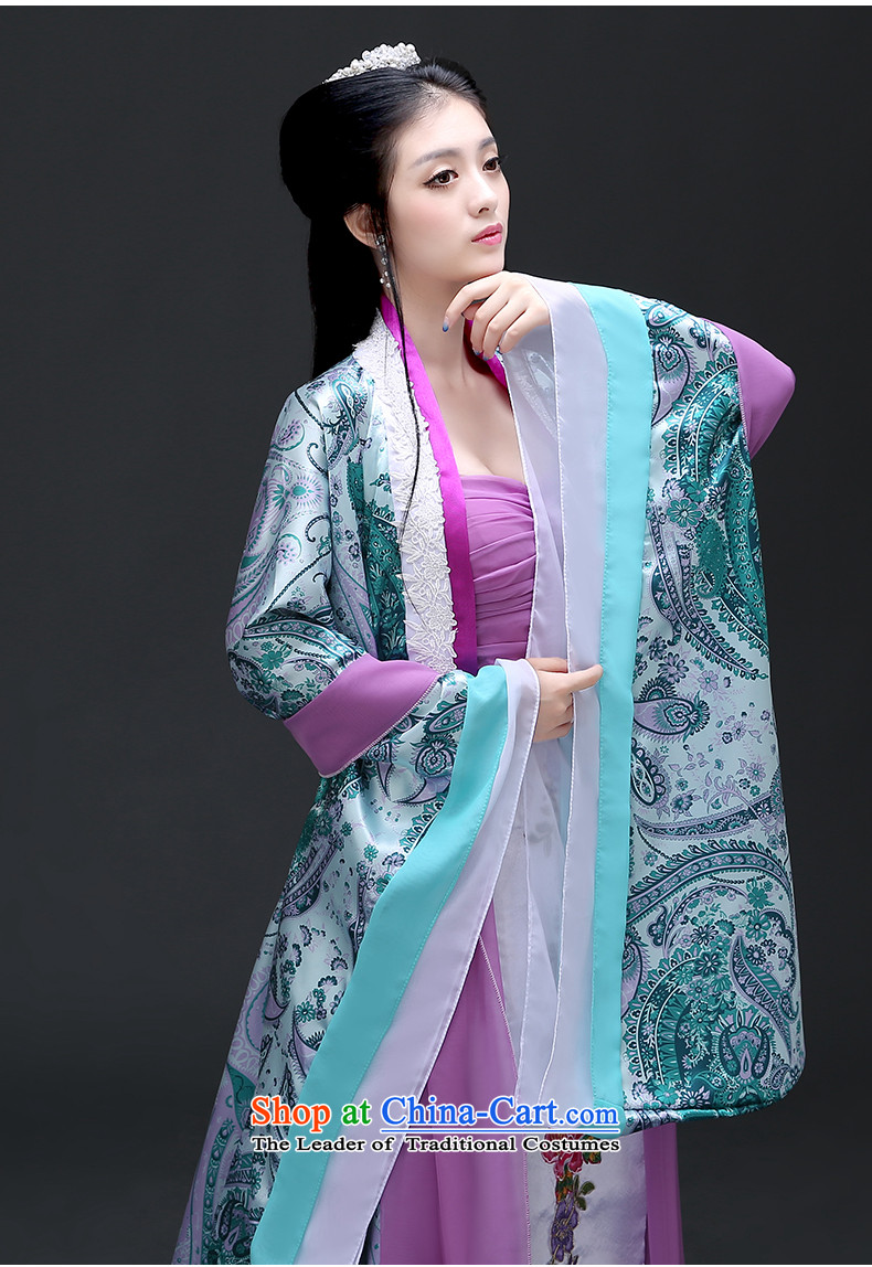 Time Syrian Wu girls costume of the Tang Dynasty Odalisque Apparel clothing intrigues Ancient Costume classical Fairy Maidens odalisque skirt Xu Hui style floor are suitable for pictures, 160-175cm code price, brand platters! The elections are supplied in the national character of distribution, so action, buy now enjoy more preferential! As soon as possible.